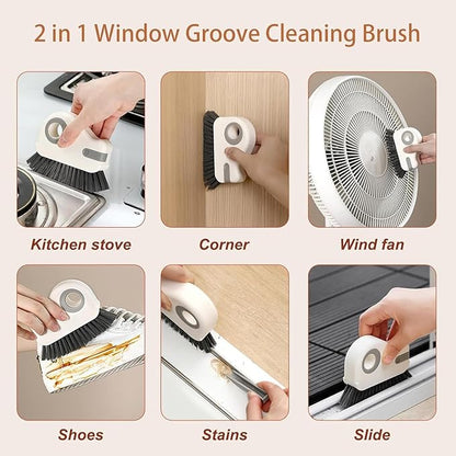 2 In 1 Multipurpose Window Groove Cleaning Pack of 2